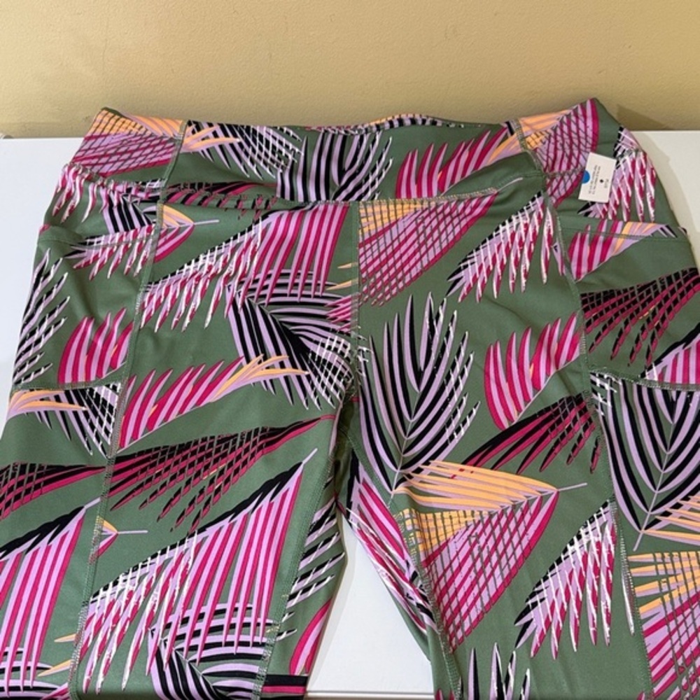 Pro Player Tropical Athletic pants women’s workout Legging casual pants Size 2XL